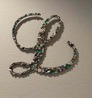 Jeweled Initials PERSONALIZED FOR YOU IN ALL DIFFERENT SIZES AND COLORS